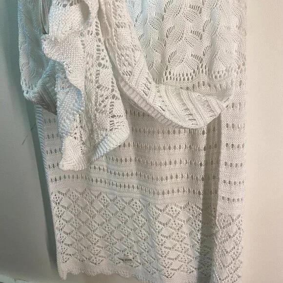 Women's Cotton Solitaire Crochet Beach/Spring Maxi Dress Boho and Elegant - Picture 10 of 16